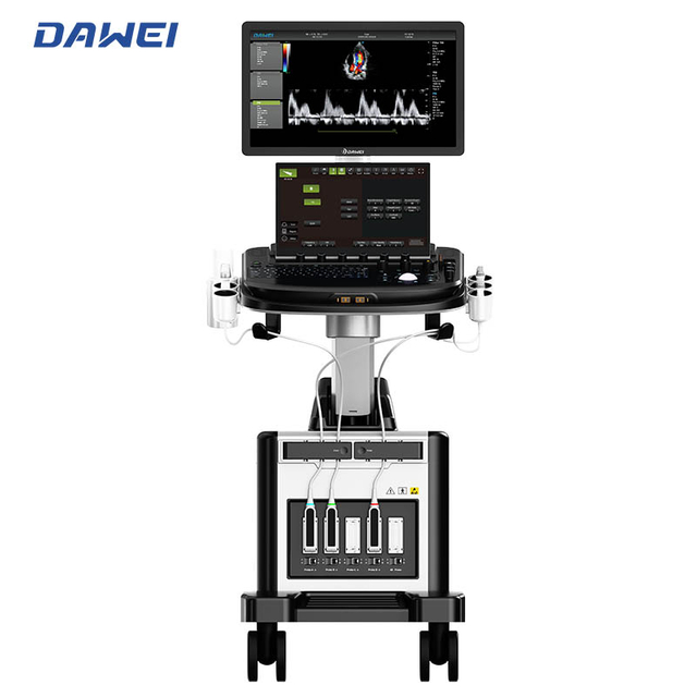 Hệ thống si&ecirc;u &acirc;m Doppler m&agrave;u dựa tr&ecirc;n xe đẩy cao cấp DW-T9